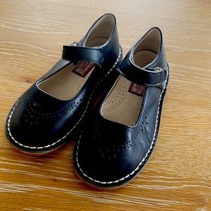 Girls L’Amour Navy Mary Jane style shoes